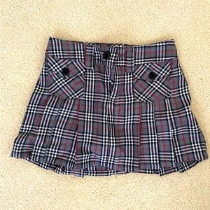 Arizona Jean Company - vintage girls checkered skort, size 10 Regular